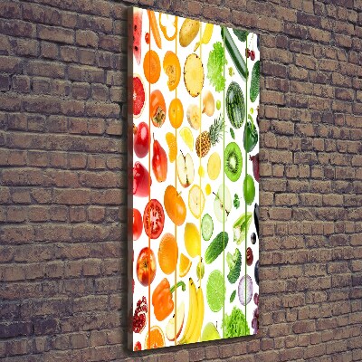 Canvas wall art Fruits and vegetables