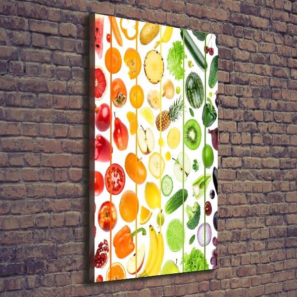 Canvas wall art Fruits and vegetables