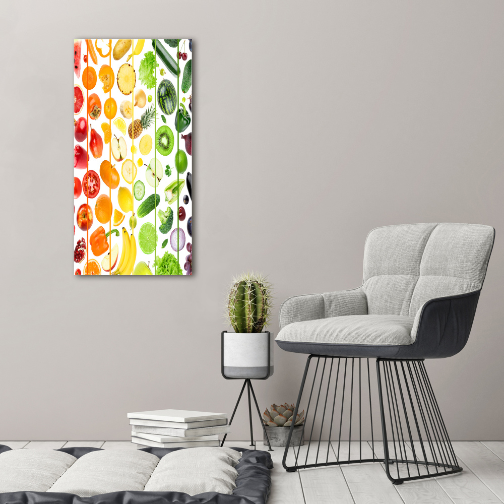 Canvas wall art Fruits and vegetables