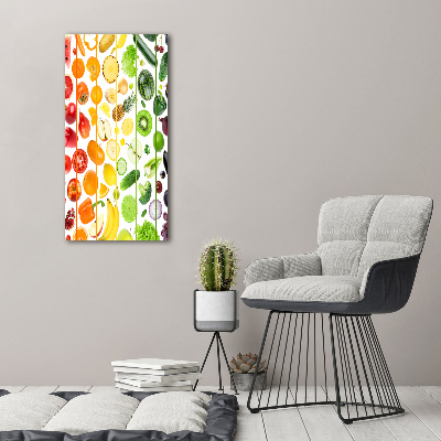 Canvas wall art Fruits and vegetables