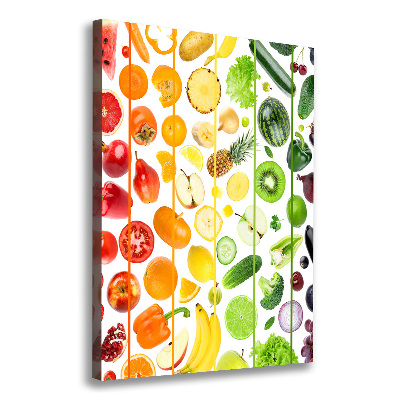 Canvas wall art Fruits and vegetables