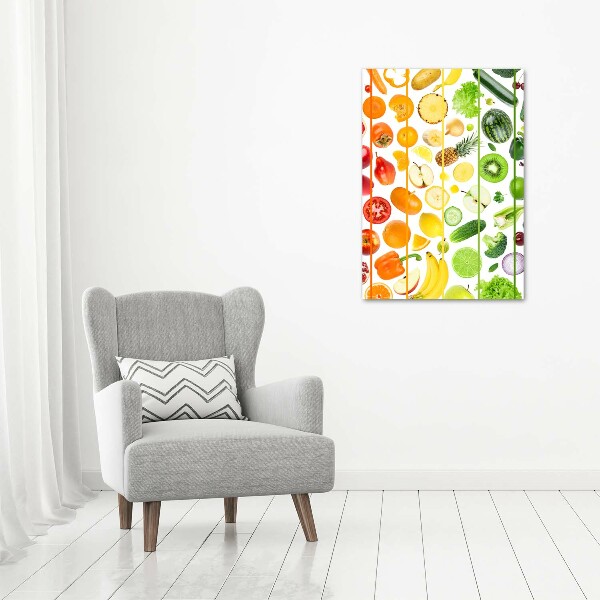 Canvas wall art Fruits and vegetables