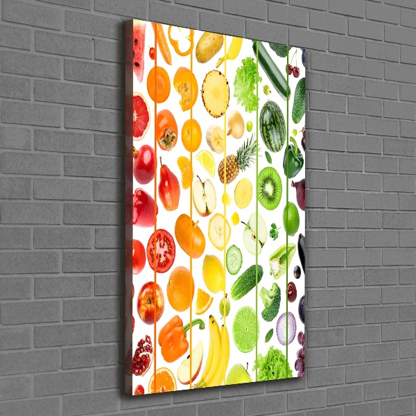 Canvas wall art Fruits and vegetables