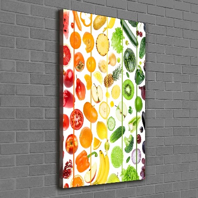 Canvas wall art Fruits and vegetables