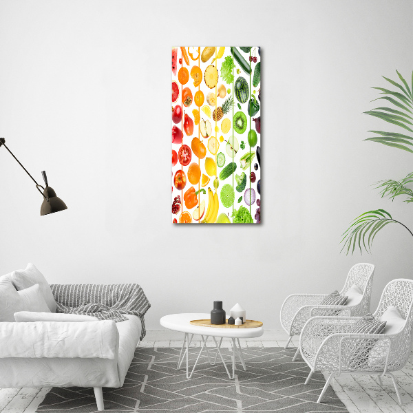 Canvas wall art Fruits and vegetables