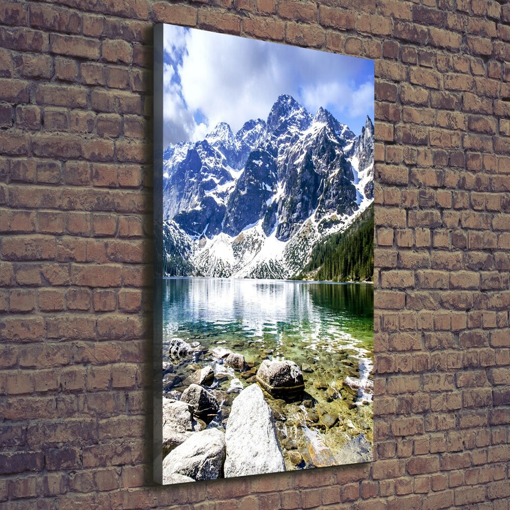 Canvas wall art Morskie Oko Tatry