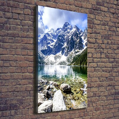 Canvas wall art Morskie Oko Tatry