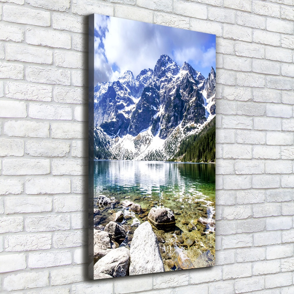 Canvas wall art Morskie Oko Tatry