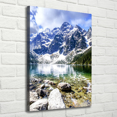 Canvas wall art Morskie Oko Tatry