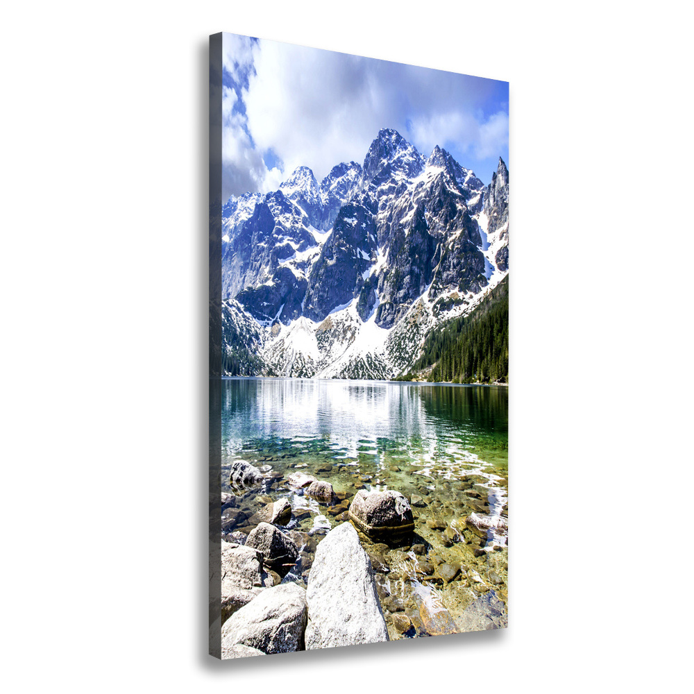 Canvas wall art Morskie Oko Tatry