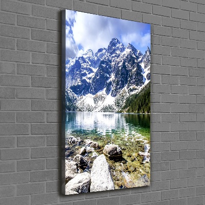 Canvas wall art Morskie Oko Tatry