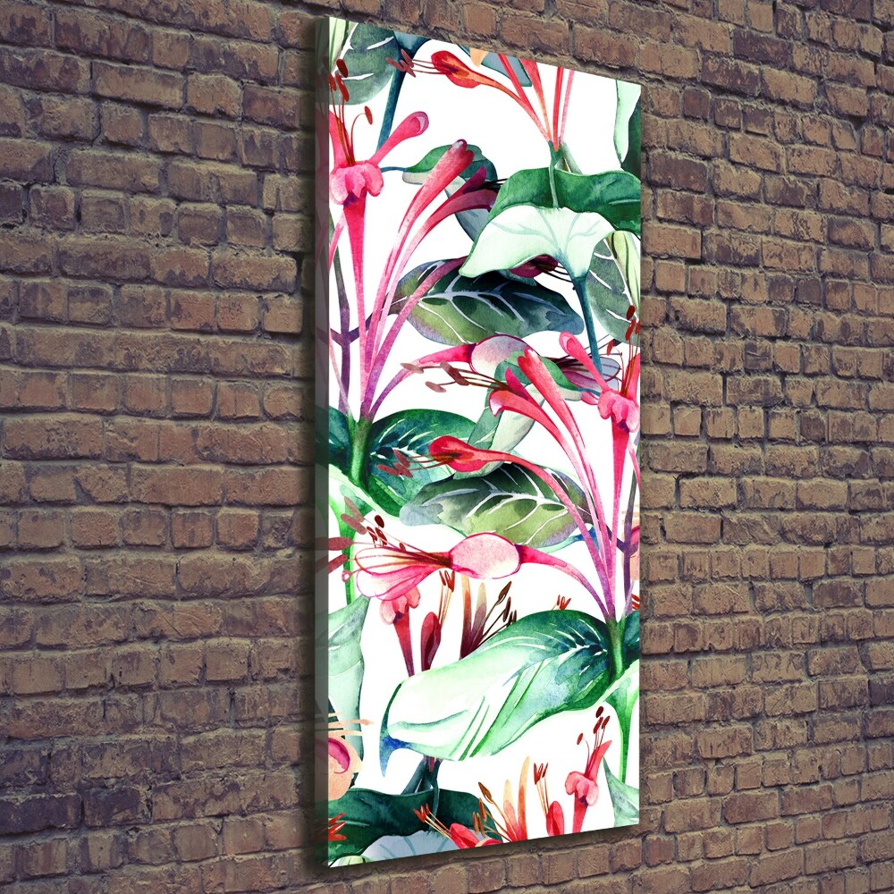 Canvas wall art Honeysuckle