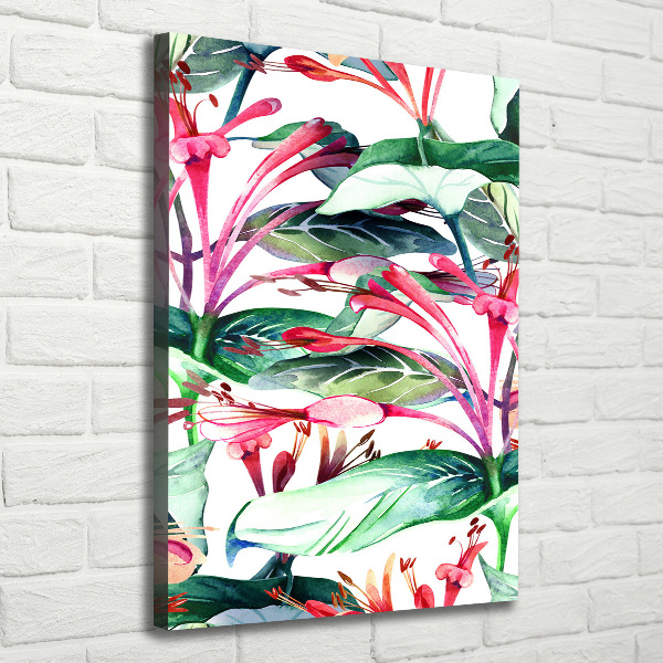 Canvas wall art Honeysuckle