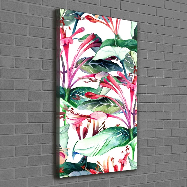 Canvas wall art Honeysuckle