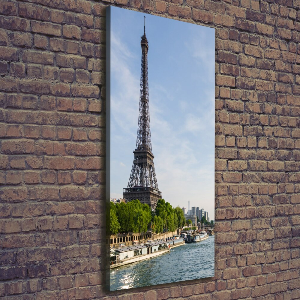 Wall art canvas large Eiffel Paris tower