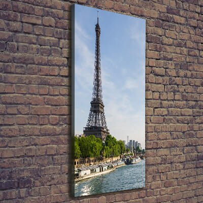 Wall art canvas large Eiffel Paris tower