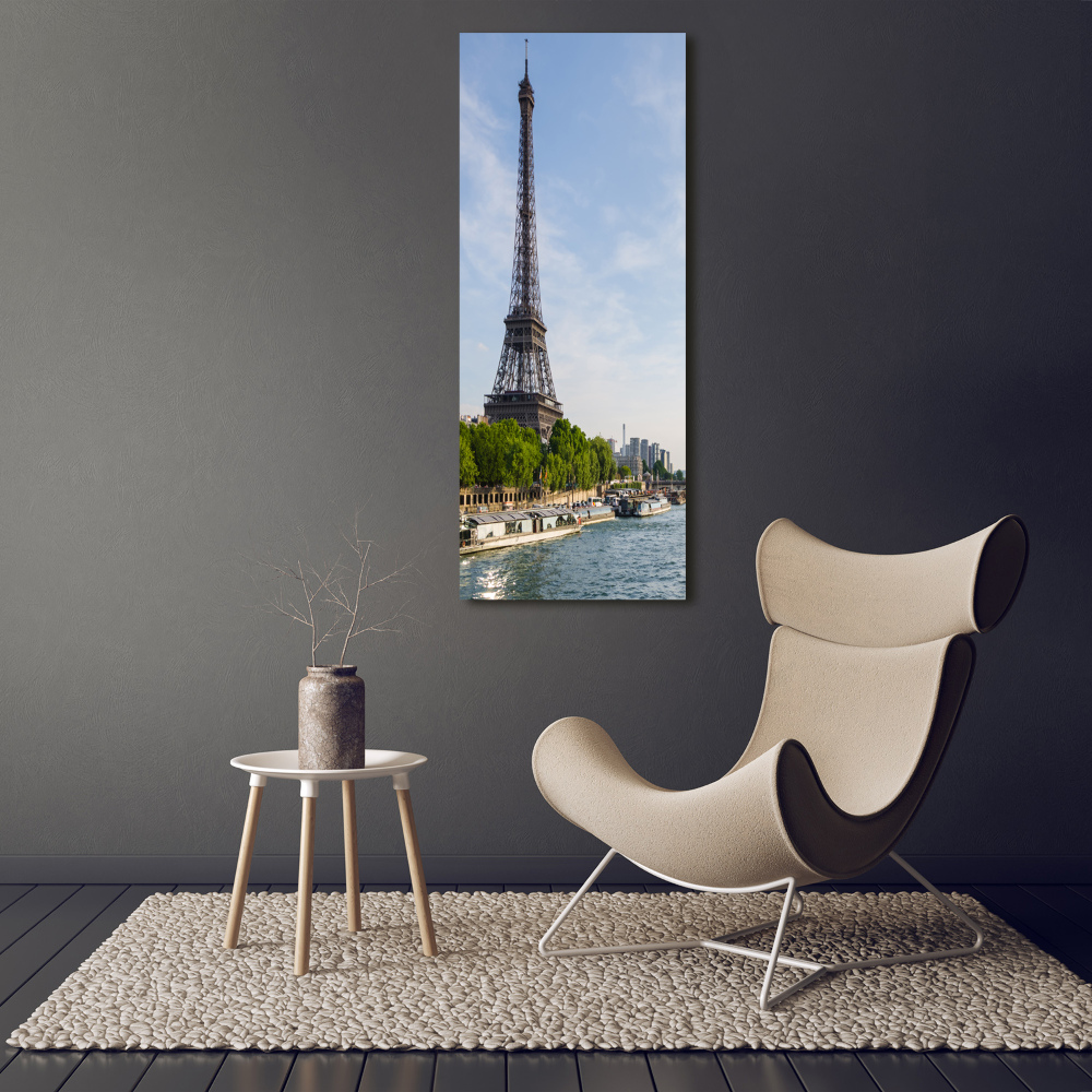 Wall art canvas large Eiffel Paris tower