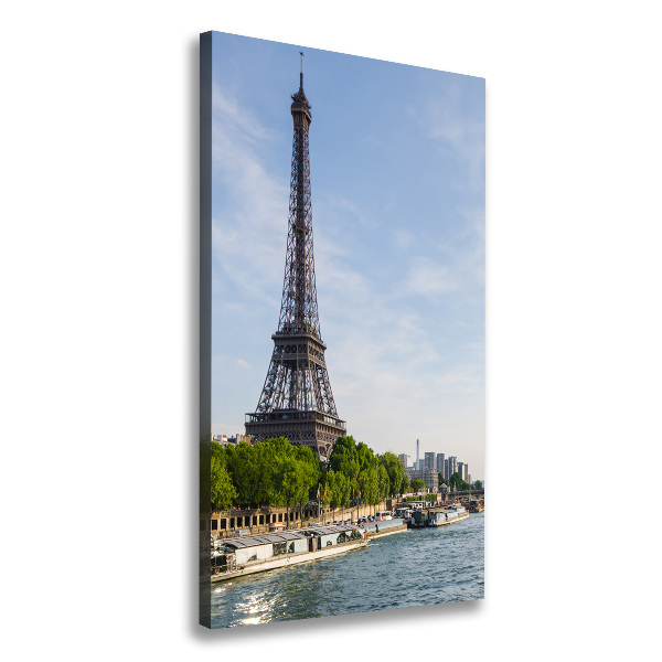 Wall art canvas large Eiffel Paris tower