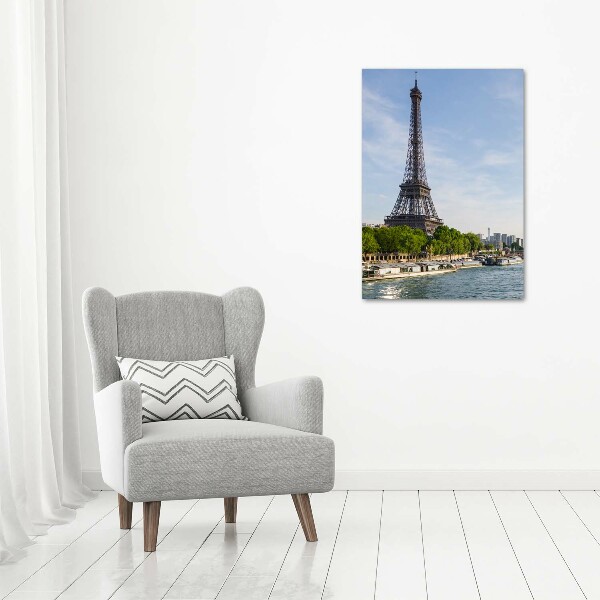 Wall art canvas large Eiffel Paris tower