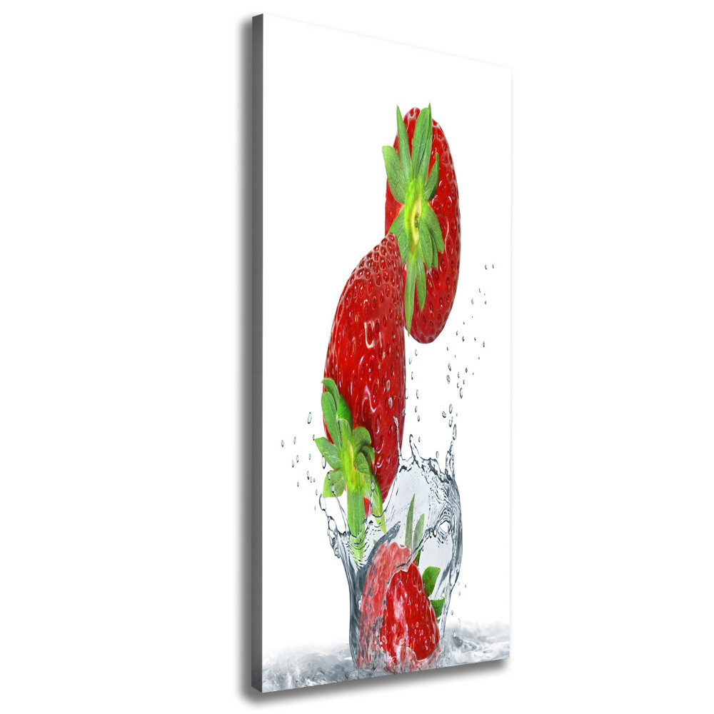 Canvas wall art Strawberries