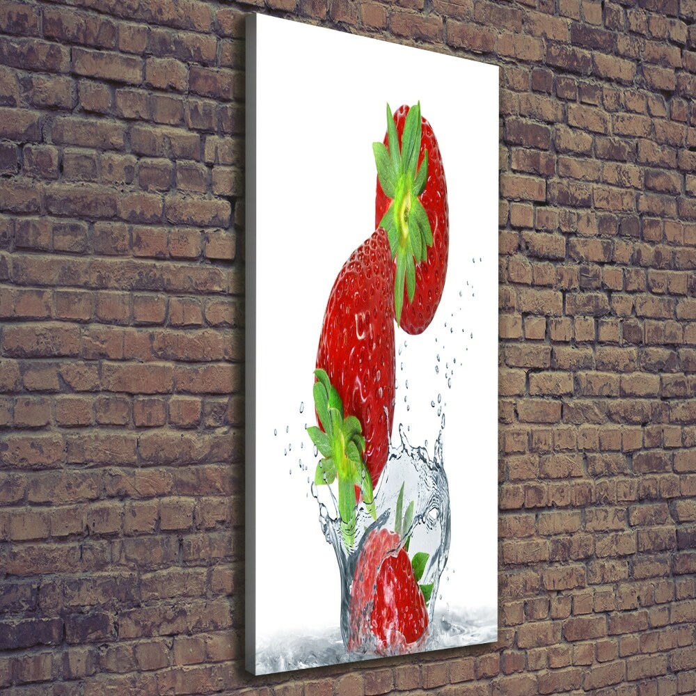 Canvas wall art Strawberries