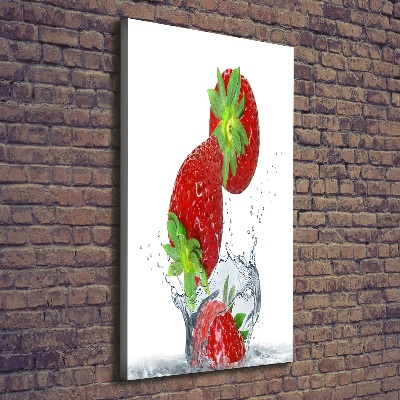 Canvas wall art Strawberries