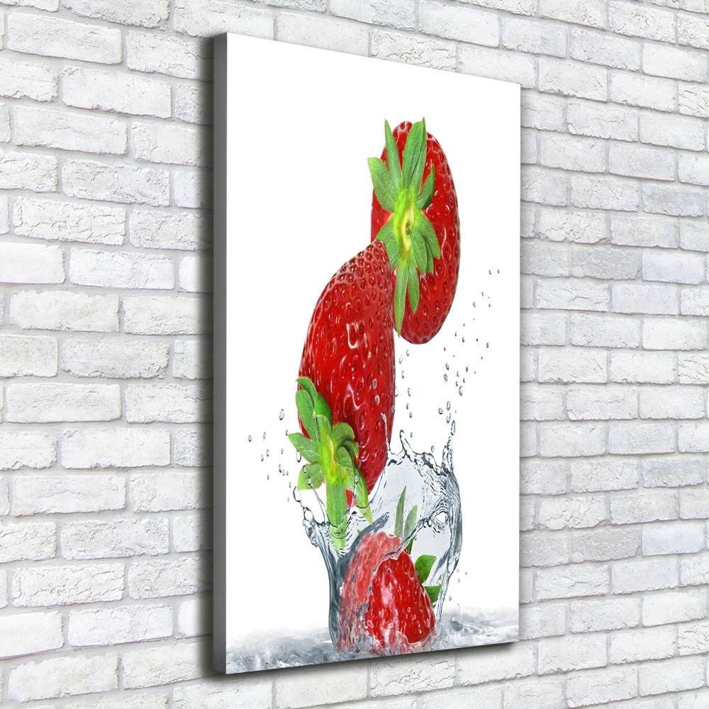 Canvas wall art Strawberries