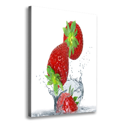 Canvas wall art Strawberries