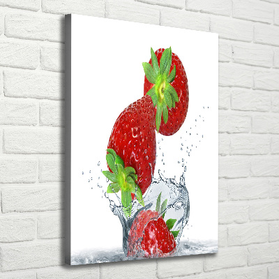 Canvas wall art Strawberries