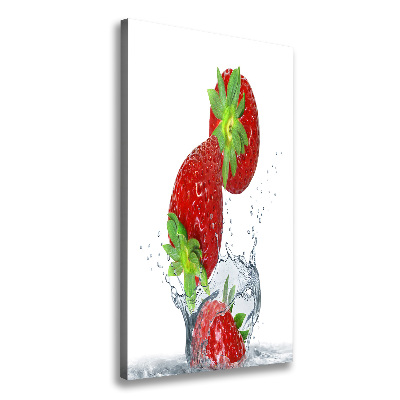 Canvas wall art Strawberries