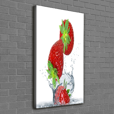 Canvas wall art Strawberries