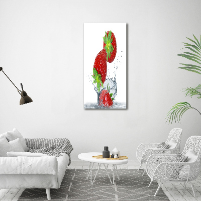 Canvas wall art Strawberries