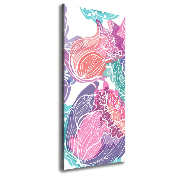 Canvas wall art Floral pattern