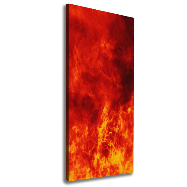 Large canvas wall art Flames