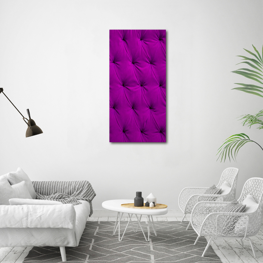 Canvas print Velvet wall