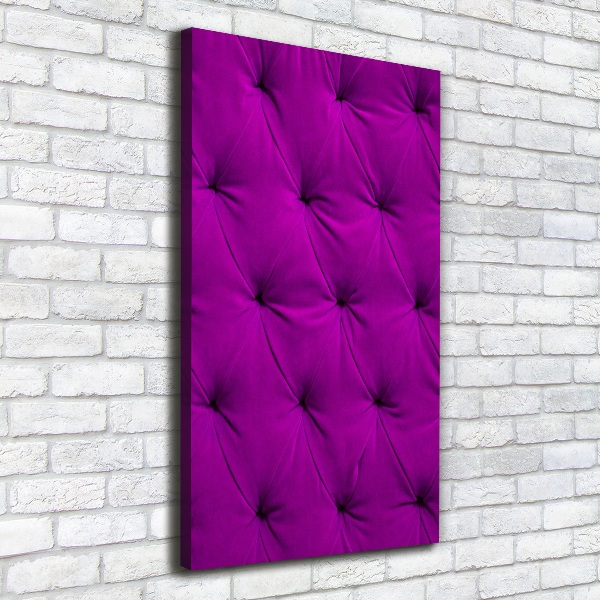 Canvas print Velvet wall