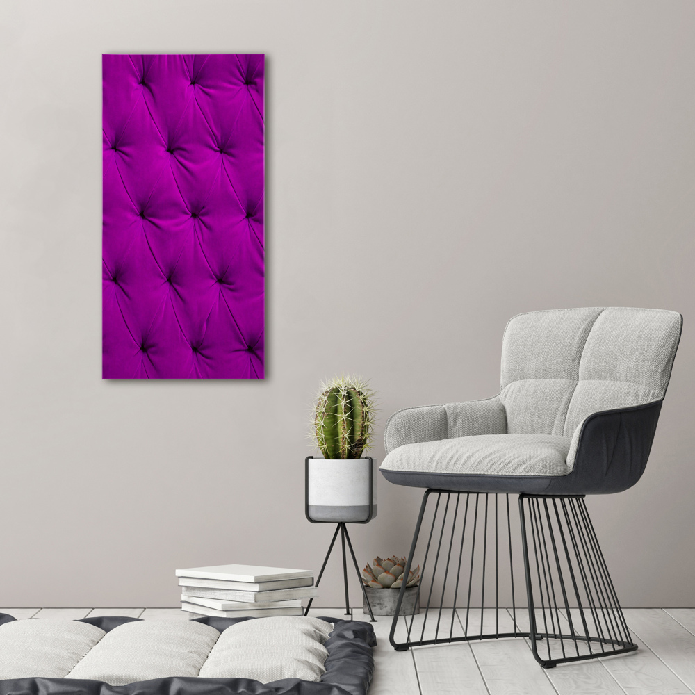 Canvas print Velvet wall