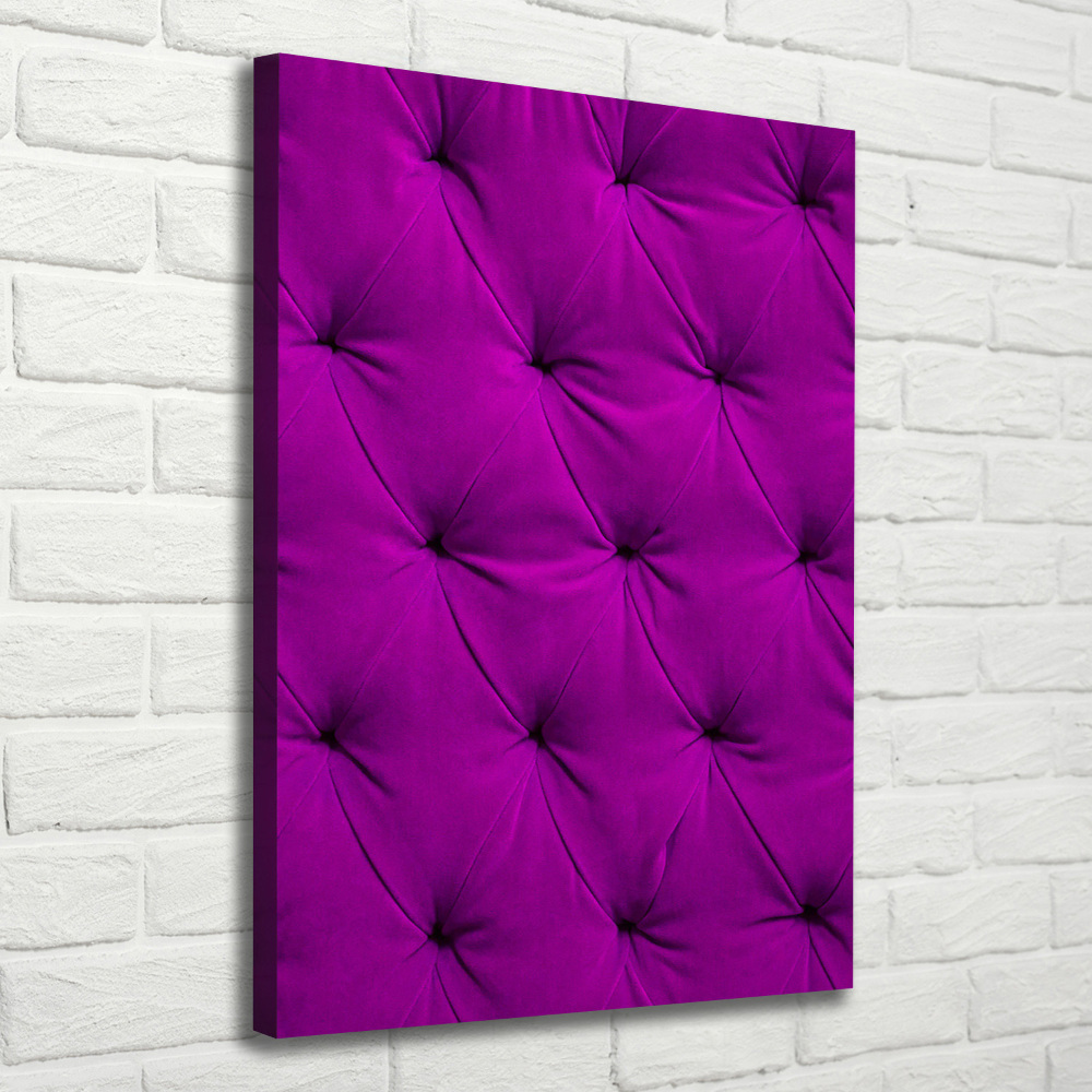 Canvas print Velvet wall