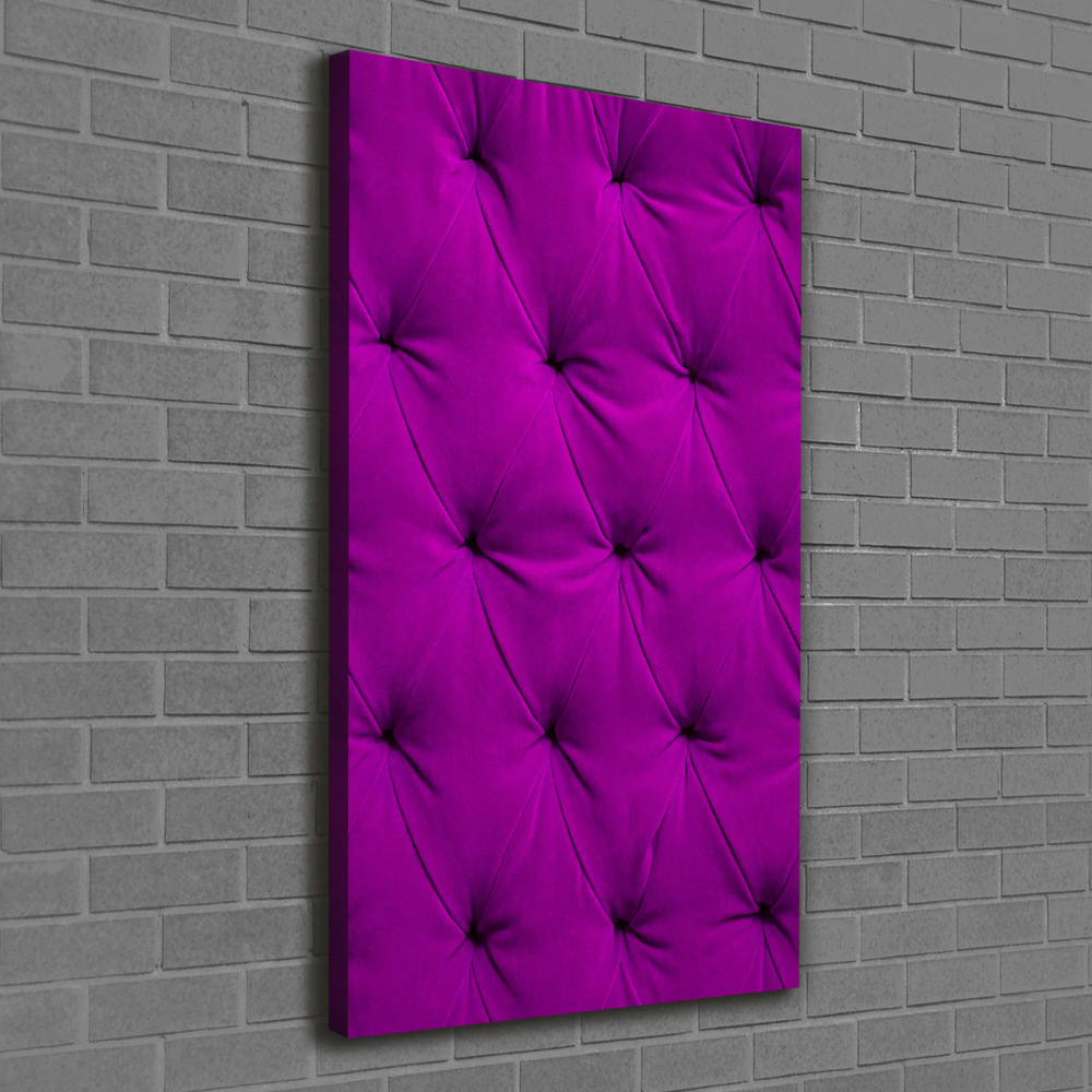 Canvas print Velvet wall