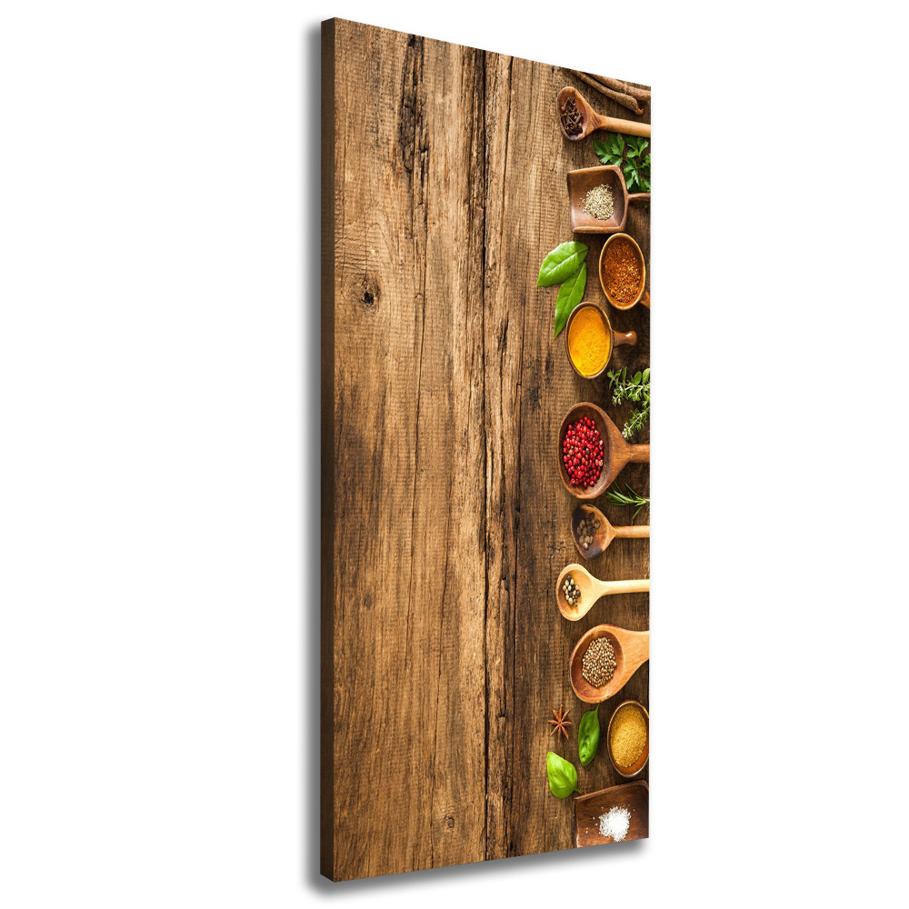 Canvas wall art Colorful spices