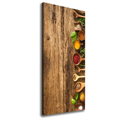 Canvas wall art Colorful spices