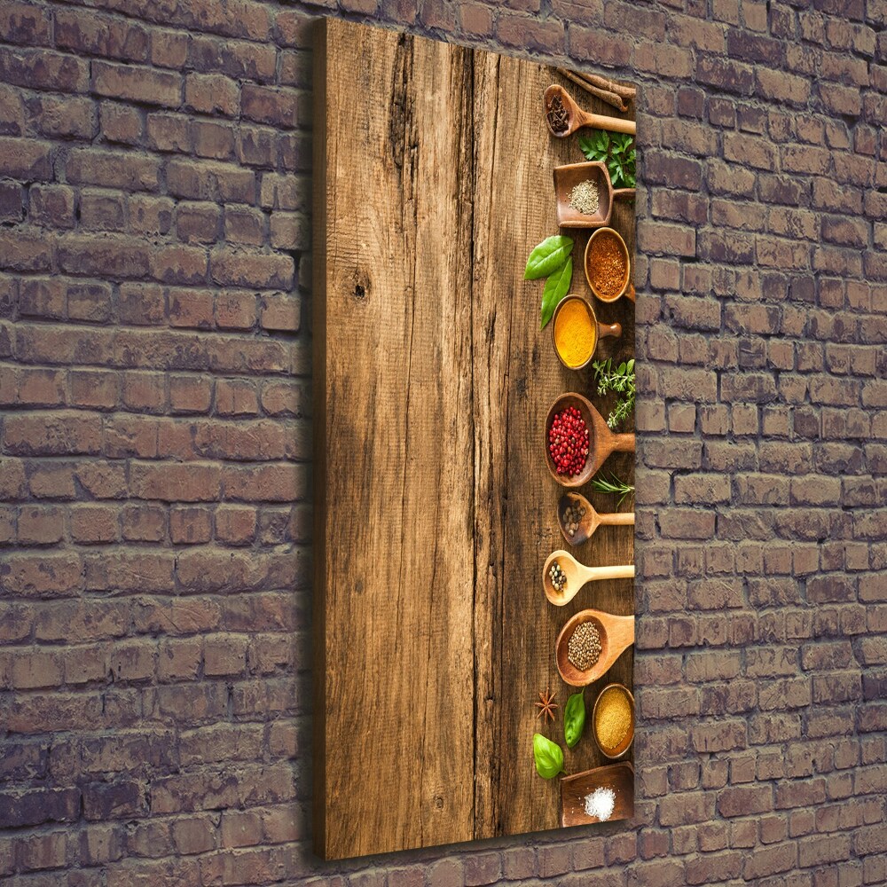 Canvas wall art Colorful spices