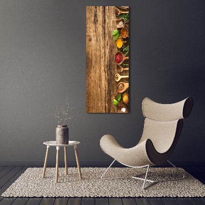 Canvas wall art Colorful spices