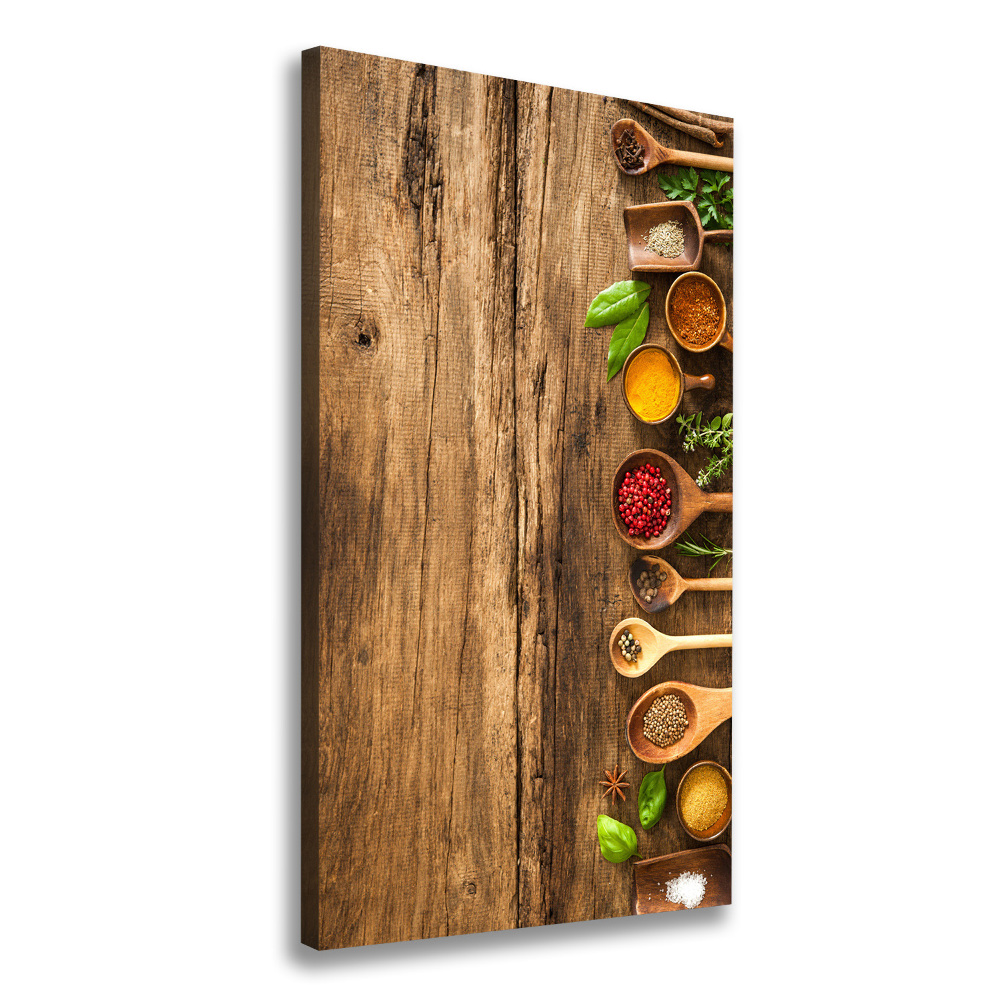 Canvas wall art Colorful spices