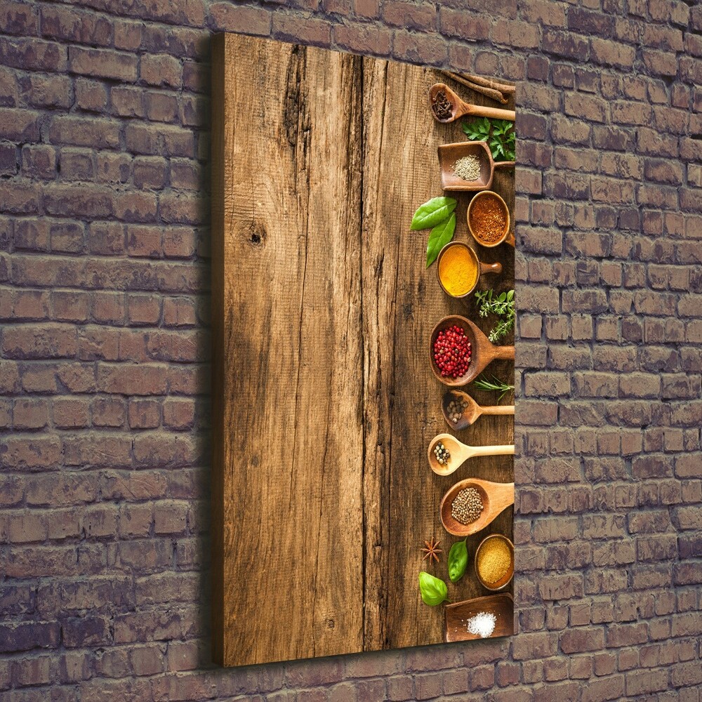 Canvas wall art Colorful spices