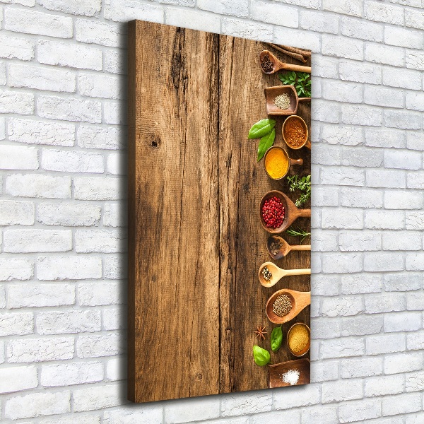 Canvas wall art Colorful spices