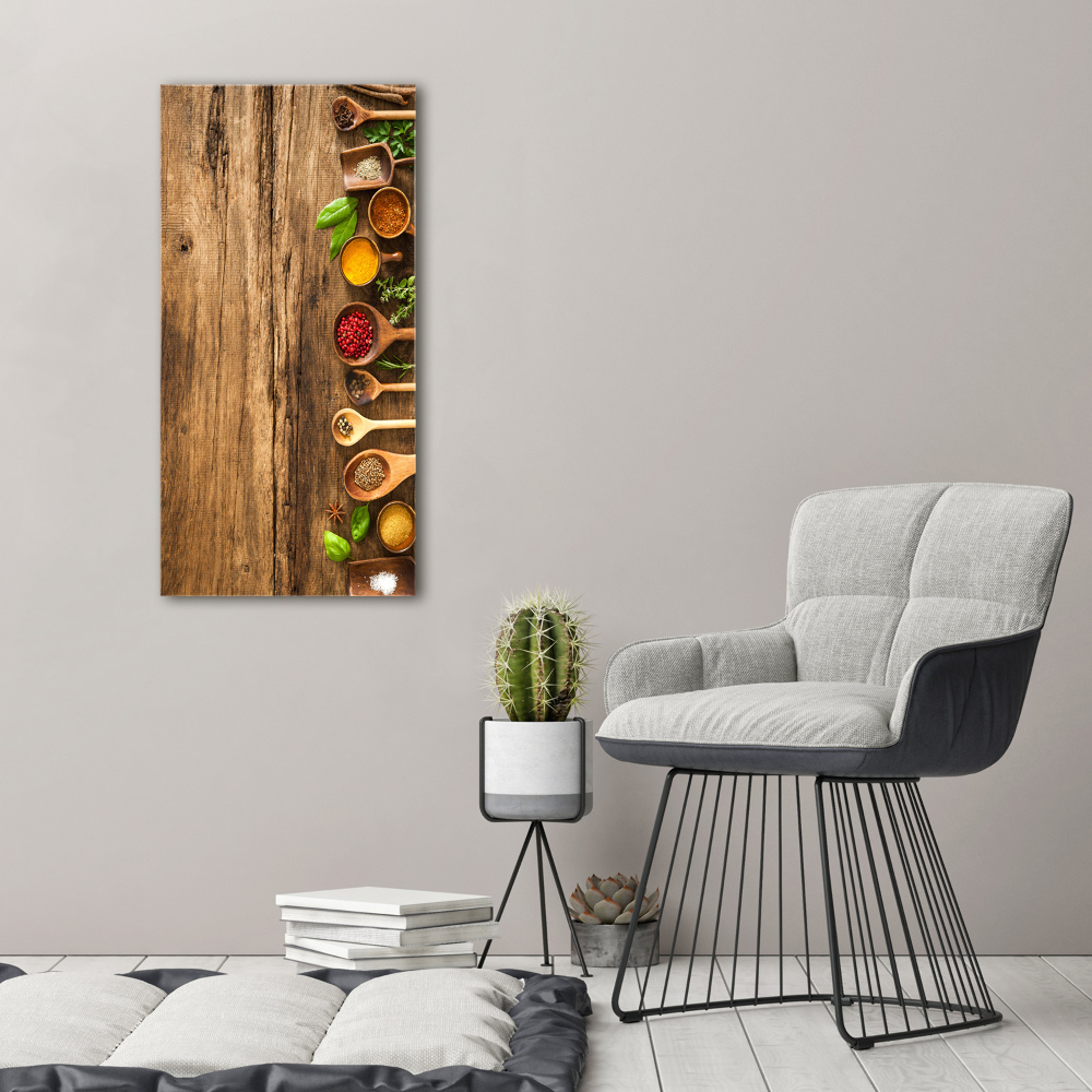 Canvas wall art Colorful spices