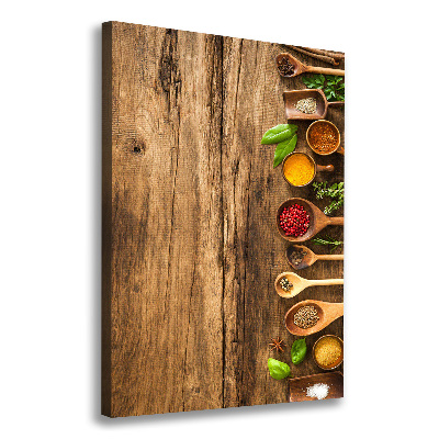 Canvas wall art Colorful spices