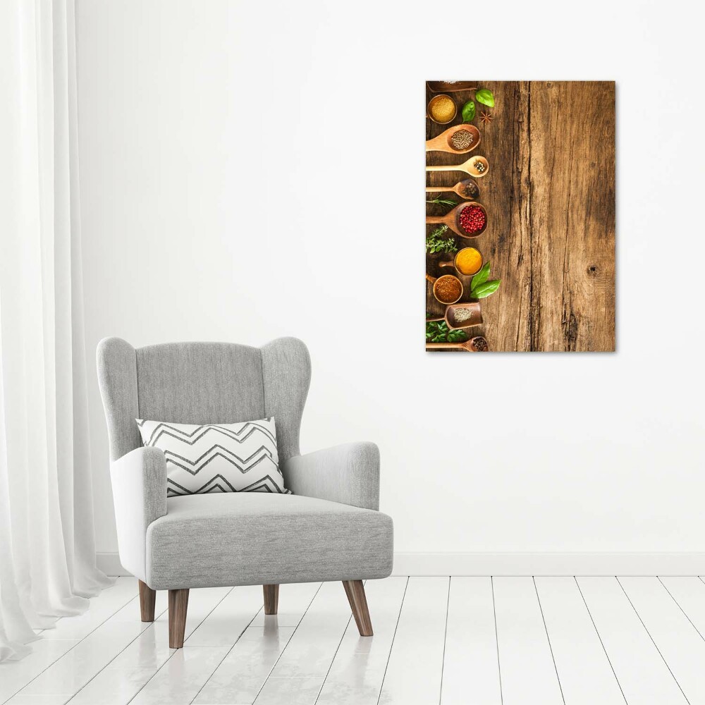 Canvas wall art Colorful spices