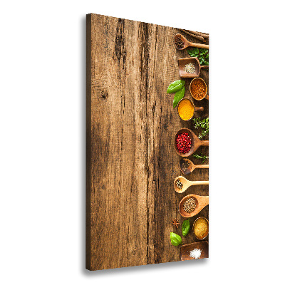 Canvas wall art Colorful spices